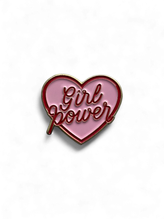 Pin's Coeur "Girl Power"