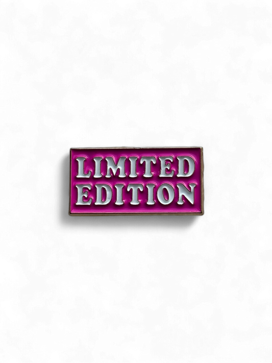 Pin's Message "Limited Edition"