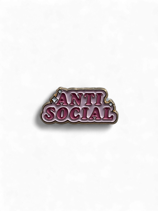 Pin's Message "Anti Social"