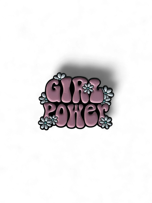 Pin's Message "Girl Power"